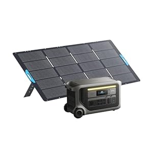 Anker SOLIX F3000 Portable Power Station and 400W Solar Panel, 3,072Wh, 6,000W Recharging, Solar Generator for Home Use, Expandable to 24kWh, For Outages, Camping, RVs, and Emergencies