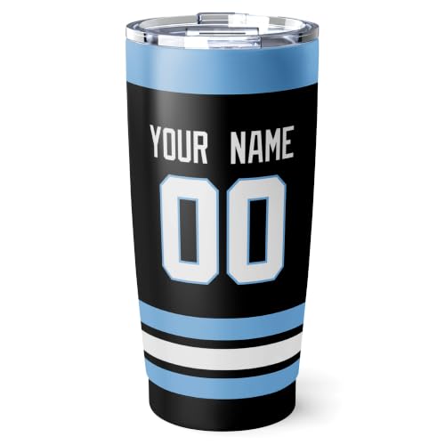 Image of ANTKING Utah Tumbler 20oz Custom Name Number Travel Mug Gifts | Stainless Steel Insulated Coffee Cup for Men Women