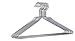 2 Pack of Organize It All 1363 Chrome Hangers (16 Hangers Total)
