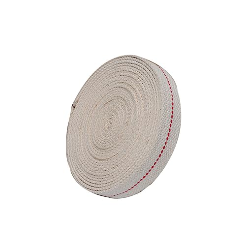 GRIRIW 100% Pure Cotton 5 Pack 2x500cm Kerosene Lamp Wick Wick Replacement for DIY Lamp