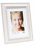 Esta provisto de vidrio Deknudt Frames S221H1 18x24 Marco Blanco Madera