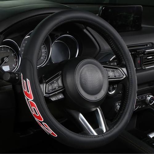 Elastic Steering Wheel Cover Not Leather 15inch Breathable Compatible with Challenger Charger Durango 300C Car Accessories