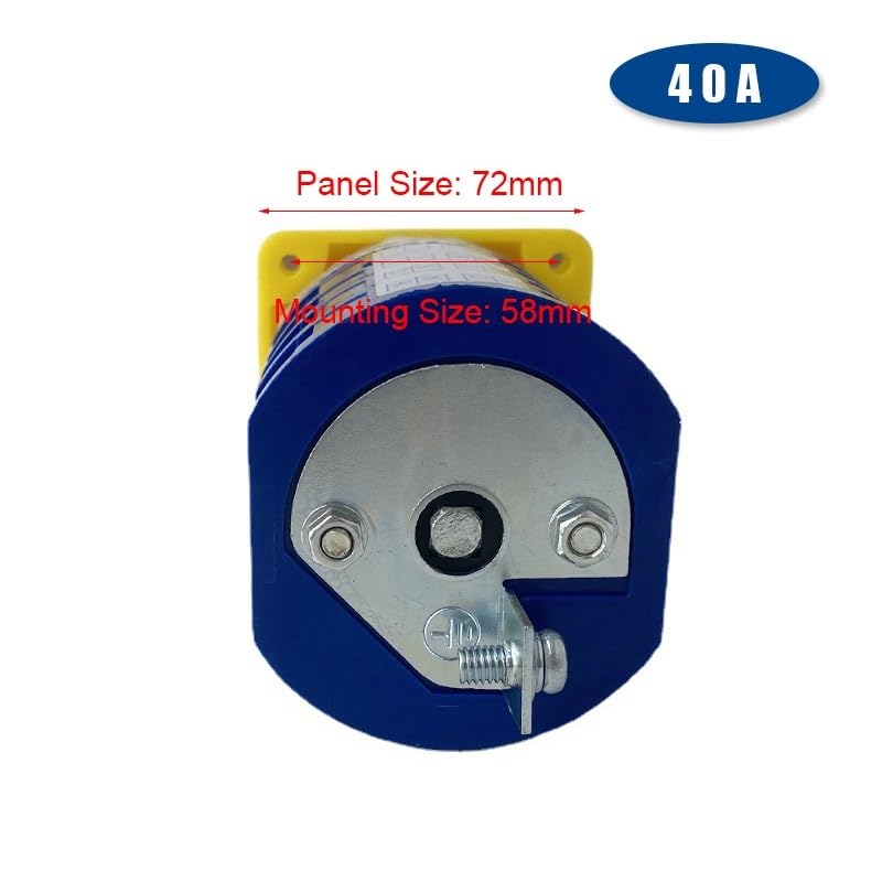 Factory LW5D-40/4 Rotary Cam Changeover Switch 40A 16 Terminals 3 Positions 4 Poles Reversing Selector(Customize) Controls Switches