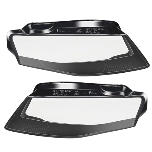 Lentille d'abat-jour pour Audi A4 résout le problème de phare jauni ou fissuré pack de deux
