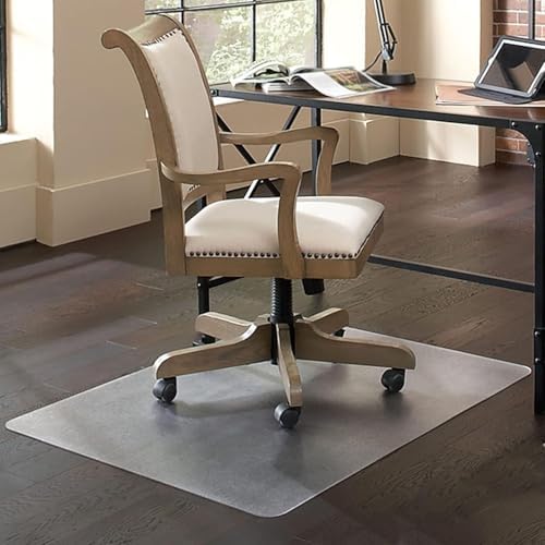Thick 1.5mm Vinyl Floor Mat for Living Room, Office Chair Protector, Low Pile Bedroom/Balcony Rug Runner, Hardwood Floor Mat (2x29ft / 24x348in)