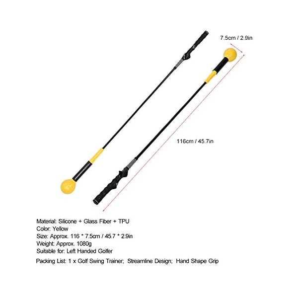 VGBEY-Palo-para-Entrenamiento-de-Swing-Golf-Entrenador-Golf-Club-Training-Aid-Herramienta-practica-la-Pelota-Accesorio-en-el-Campo