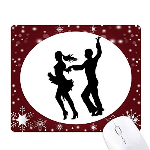 Tapis de souris danseuse duo dance performance art tapis de souris en hiver flocon