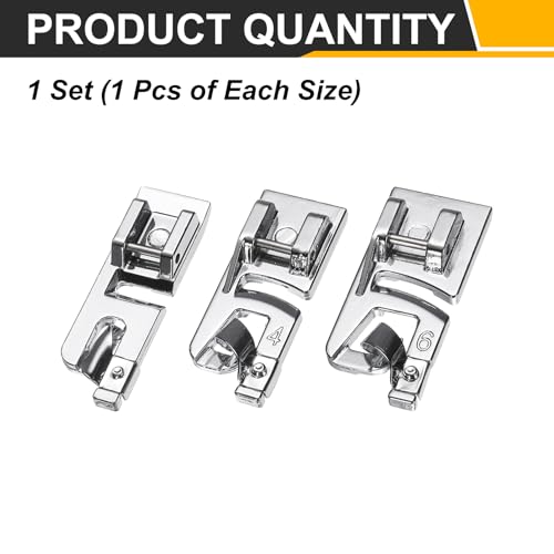Set de 3 Pies para Prensatelas de Dobladillo Estrecho miniatura 3