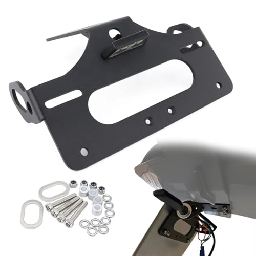 Support plaque immatriculation premium en alu pour kit suppression queue arrière CBR500R - 4