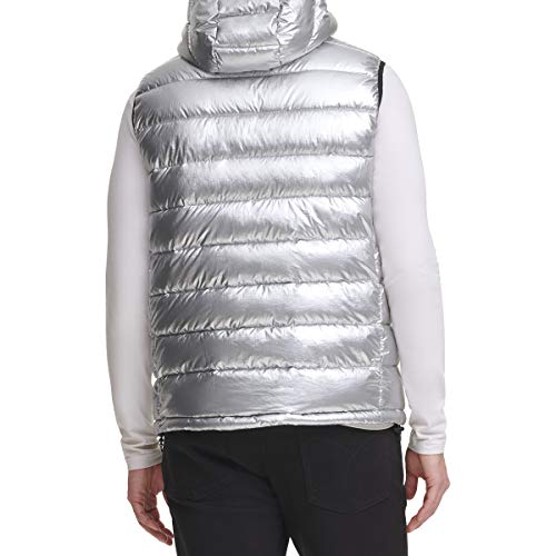 Image of Calvin Klein Men's Lightweight Packable Hooded Puffer Vest