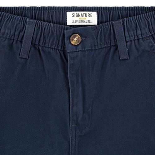 Signature by Levi Strauss & Co. Gold Label Boys' Pull On Uniform Shorts, (New) India Ink, X-Large - image 3