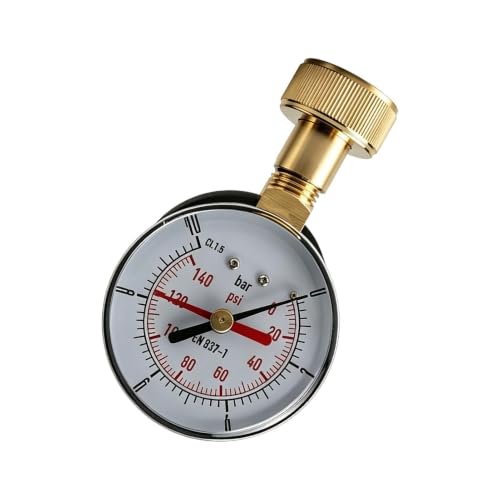 Medidor de presión de agua y aceite para casa de bombas y climatización
