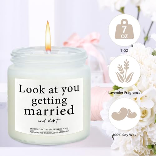 Image of Married Wine Bag Married Gifts for Couples Mr Mrs Marriage Honeymoon Gift | Wedding Party Decorations Getting Engaged Wine Bottle Bag Scented Candles Set Champagne Bottle Wraps Bags