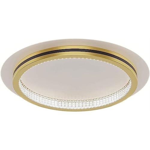 Plafonnier LED moderne dimmable trois température de couleur luminaire or