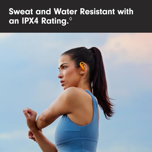 Image of Beats Powerbeats Pro 2 Wireless Bluetooth Earbuds - Noise Cancelling, Heart Rate Monitor, IPX4, Up to 45H Battery & Charging Case, Works with Apple & Android - Electric Orange (Renewed)