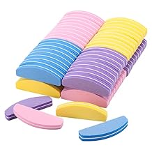 80 Count Mini Nail Buffers Kit, 100/180 Grit Buffing Blocks Small Nail Files for Acrylic and Natural Nails