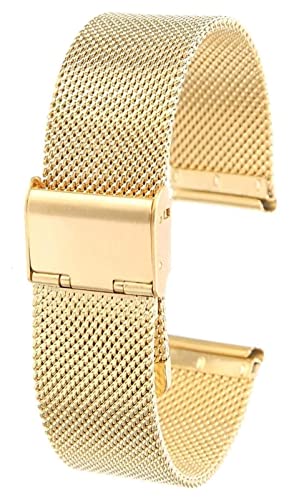 Bracelet de montre acier rose gold 24mm laqué haute finition pour montre de luxe