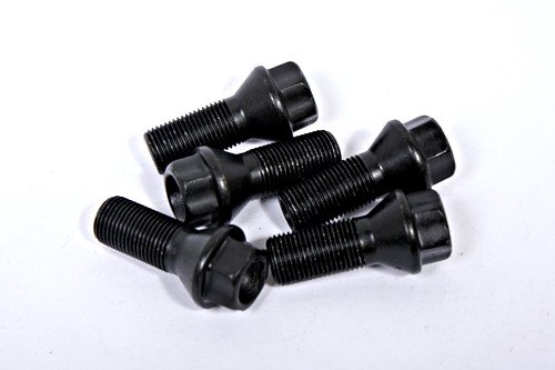 Original BMW 5 x 14 x 1,25 mm schwarz Böckchen Schrauben Muttern  