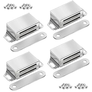 Onarway Magnetischer Türverschluss 4er-Set Edelstahl