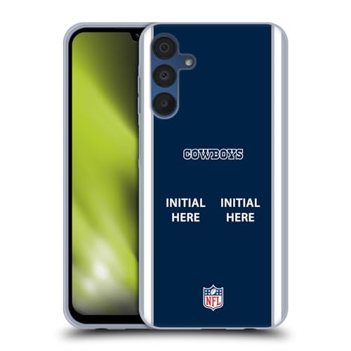 Coque Dallas Cowboys NFL Samsung A15 antichoc à personnaliser avec initiales