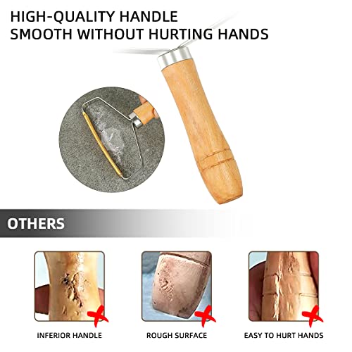 Akofic Portable Lint Remover, 2 Pack Double Sided Reusable Manual Clothes Fuzz Remover Fabric Shaver, Lint Roller Travel Brush Hairball Quick Epilator For Removing Lint Dust Hair In Clothes Furniture #TOP3