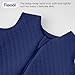FIEMOL Baby Sleep Sack 0-6 Months 2.5 TOG, Winter Cotton Sleep Sacks Newborn and Infant, Warm Quilted Baby Wearable Blanket, Newborn Sleeping Bag with 2-Way Zipper Blue 1 Pack