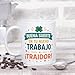 Imagen de MUGFFINS taza despedida compañero trabajo con frase Buena suerte en tu nuevo trabajo ¡Traidor! en Español
