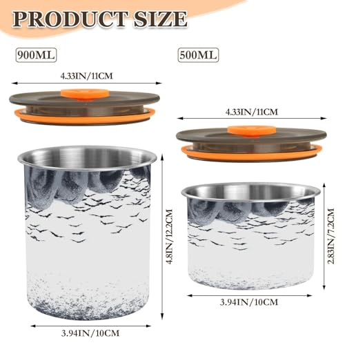 Envase para café de acero inoxidable 500 ml miniatura 2