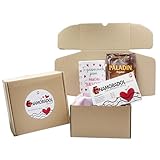 LINFORMAL PACK REGALO SAN VALENTIN | CAJA Y TAZA DE REGALO CON SORPRESAS DULCES Y CHOCOLATE PALADIN | PHARMACOÑA ENAMORADOL | REGALOS ORIGINALES PARA PAREJAS | CAJA PARA REGALOS (PACK ENAMORADOL)