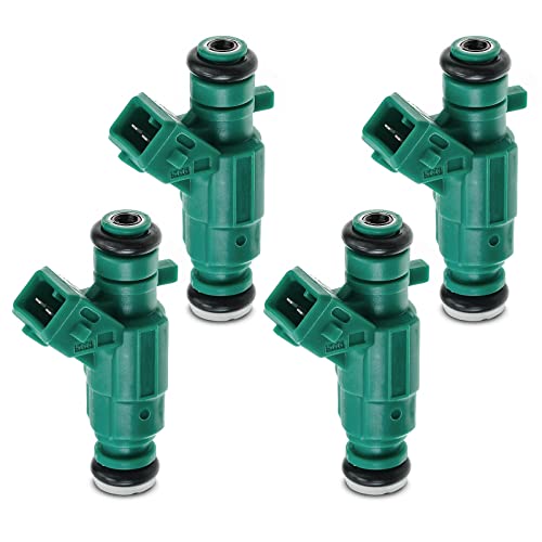 Frankberg Lot de 4 soupapes d'injecteur compatibles avec Saxo S0 S1 2000-2003 106 II 1A 1C 2000-2004 1,1 L Essence Replace # 0280156025 Cover