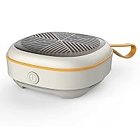 Samnuerly Machine à Laver Les Fruits et légumes, purificateur de Fruits et légumes, Mini Machine de désinfection des Aliments, Nettoyage à 360° sans impasses pour Viande, Eau, légumes, Fruits (Blanc
