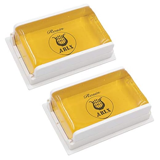 Sound harbor 2 Pack Rosin for Violin Viola and Cello Rosin for Bows (2pack YJ-F01 Rosin)