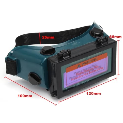 Image of AASONS Auto Darkening Welding Goggle Automatic Solar Cell Powered Safety Eye Protect Lens Welder Mask Industrial Purpose For ARC MMA MIG TIG Welding | UV Protection | Variable Light Protective Glasses