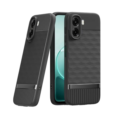 Image of Shockproof Case Compatible with Oppo A6x 5G / A6x 4G / K14x 5G | Full Camera Protection | TPU Flexible Back Cover for Oppo A6x 5G / A6x 4G / K14x 5G (Matte Black)