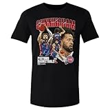 500 LEVEL Cade Cunningham Detroit Pistons Collage Shirt (Black, Large)