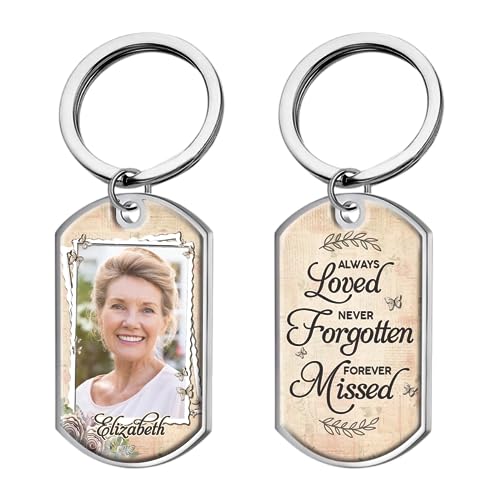 Pawfect House Personalized Keychains - Memorial Gifts For Loss Of Mother, Loss Of A Mother Sympathy Gifts, Grief Gifts, Picture Keychains, Bereavement Gifts For Loss Of Mother, Customized Keychains