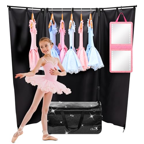 Dance Bag with Garment Rack and Curtain, 28
