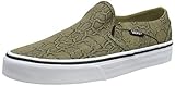 Suela original de waffle Vans Asher, Zapatillas Mujer, Snake Kelp, 35 EU