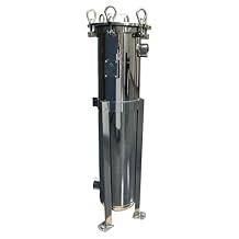 PRM #2 304 Stainless Steel Bag Filter Housing, 2 Inch NPT Inlet, Dual Side or Bottom 2 Inch NPT Outlet, 150 PSI, Viton O-Rings, 100 GPM Max Flow, Industrial Filtration System