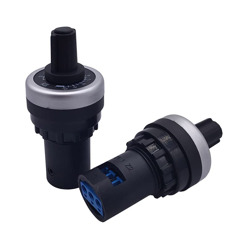 RBFRZGSU 1Pc 2K 3K 5k 10k 20k Ohm resistance LA42DWQ frequency converter potentiometer speed regulating knob switch potentiometers(Green)