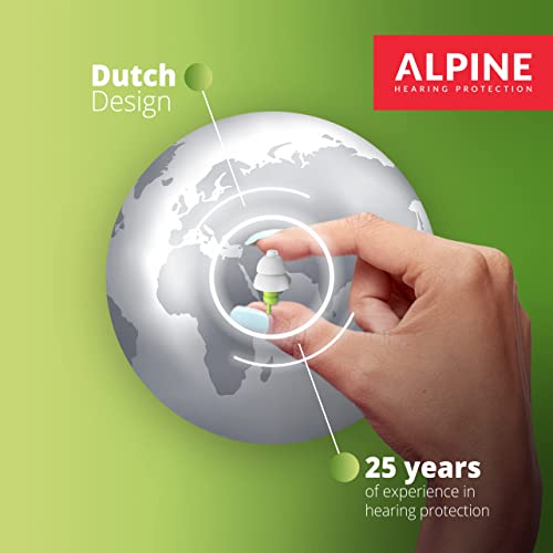 Alpine Sleepsoft Sleeping Earplugs - Ultra Soft Filter For Side Sleeper - Reduce Noises & Improve Sleep - Reusable, Hygienic, Hypoallergenic Hearing Protection For Adults With Long Lasting Comfort #TOP6