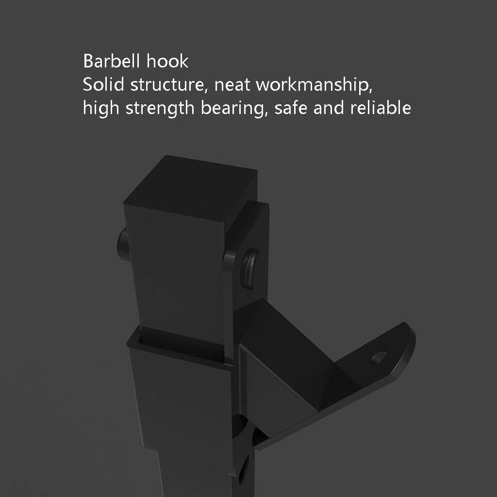 Rack per Squat con manubri Regolabile, Supporto per bilanciere in Acciaio Resistente per Fitness Domestico, Sollevamento Pesi e distensione