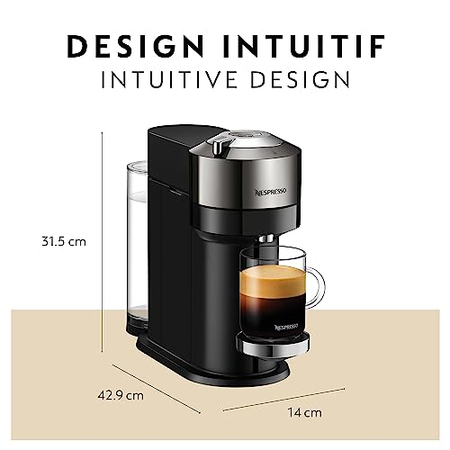 Nespresso Vertuo Next Coffee and Espresso Machine by Breville,1.1 liters, Dark Chrome by Nespresso - Image 5