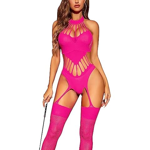 Bodystocking RSLOVE Rose Néon Cover
