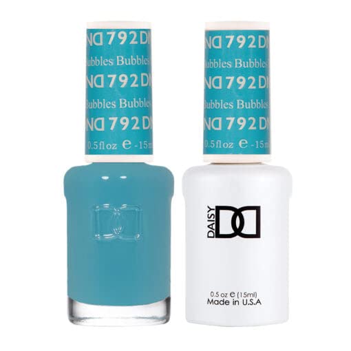 DND Duo 792 Bubbles - Gel & Matching Lacquer Polish Set 0.5 Ounce