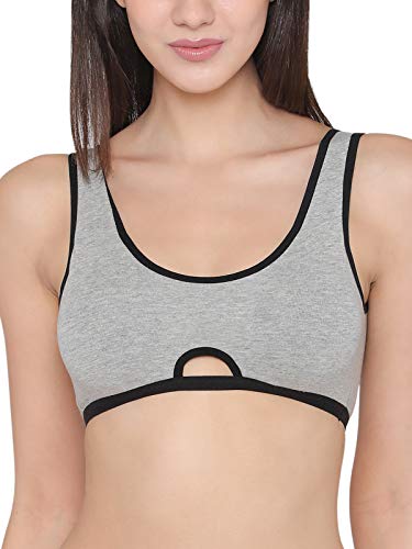 Image of Clovia Women's Cotton Padded Non-Wired Teen T-Shirt Bra