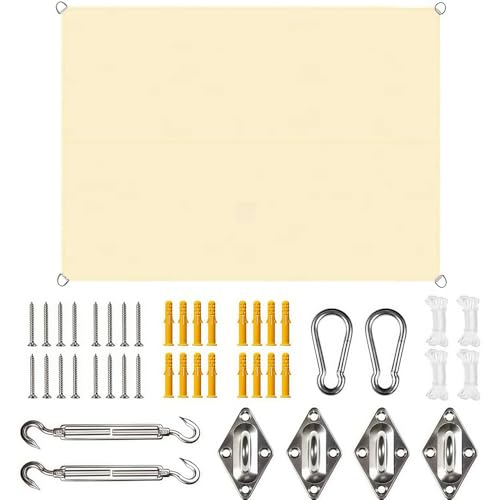 Toldo rectangular con ojales 3 x 4