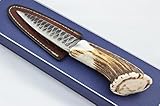 A Fantastic Genuine Hand Forged Carbon Steel Stag Horn Antler Handle Sgian Dubh Sheffield England