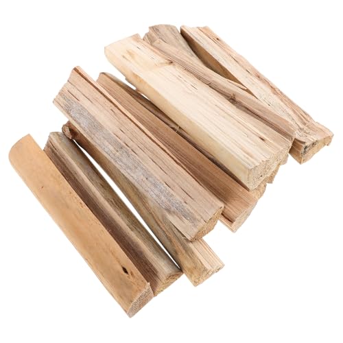 Warmhm Legna da Ardere per Braciere da Patio e Barbecue Ceppi di Legno Duro 22 Cm Essiccati in Forno per Accensione Affidabile Legna da Cucina Esterna Confezione da 10 Pezzi