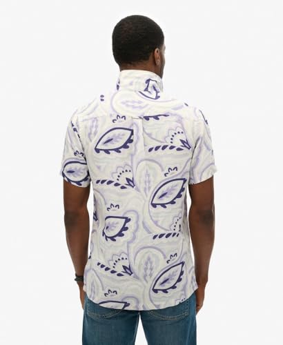 Chemise Superdry Chemise imprimée en lin à col ouvert EU - vue 7